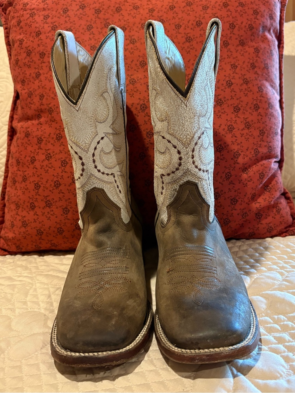 RockinLeather "Crazy Trigo" Women's Square Toe Western Boots size 6.5